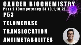 Cancer Biochemistry Lecture Part 2  p53 Telomerase antimetabolites and chromosomal translocation [upl. by Bradstreet295]