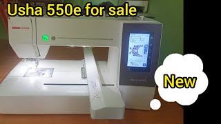 Usha 550e price second hand embroidery machine for sale [upl. by Weir]