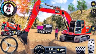 JCB Games Construction Game to operate the JCB Backhoe Truck Simulator 3D  Android GamePlay [upl. by Downe]