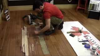 Replacing a Hardwood Flooring Board [upl. by Nnyllaf]