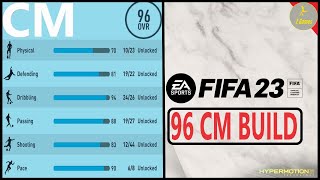 Best 96 Overall Center Midfielder CM Build for FIFA 23 Career Mode  Maximum Potential [upl. by Iolande]