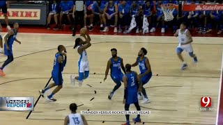 Steve McGehee Previews Thunder Matchup Against Rockets In Las Vegas [upl. by Reeta]