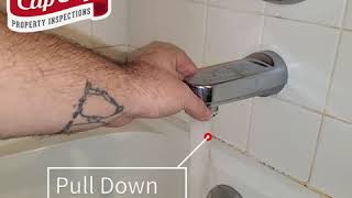 Pull Down Shower Diverter Explainer Video [upl. by Noxas]