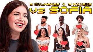 5 MULHERES  5 HOMENS vs SOFIA SANTINO ft DOARDA E CICLOPIN [upl. by Bozovich]