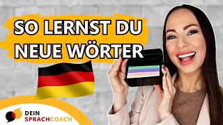 WÖRTER MERKEN auf Deutsch Vokabeln lernen  Wortschatz erweitern A1  A2  B1  B2  C1 [upl. by Aldin]