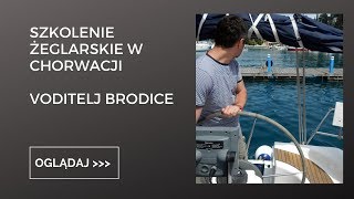 Szkolenie żeglarskie w Chorwacji  Voditelj Brodice [upl. by Ainesy]