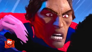 SpiderMan Across the SpiderVerse 2023  Miles vs Miguel SpiderMan Fight Scene  Movieclips [upl. by Neryt]