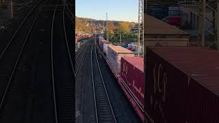 Durchfahrt ÖBB Br 1293 durch Linz Rhein train trainspotting [upl. by Edrock]