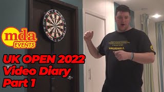 MDA events at the UK OPEN 2022  A video diary  Part 1 [upl. by Catlee]