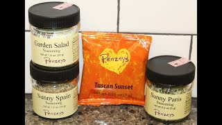 Penzeys Spices Seasoning Garden Salad Sunny Spain Tuscan Sunset amp Sunny Paris Review [upl. by Nuriel1]