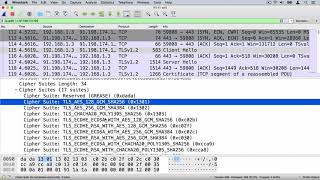 07 Overview of the cipher suites in Wireshark [upl. by Airdnaed]