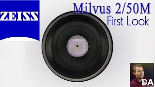 Zeiss Milvus 250M 50mm F2 Macro  First Look  Dustin Abbott [upl. by Alleinnad717]