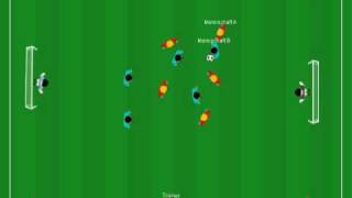 Fussball Schnelligkeitstraining Spielform 30 Sekunden Spiel [upl. by Philipps339]