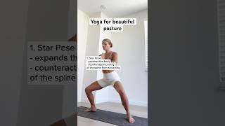 Improve your posture with these 4 yoga poses posture yogaposes [upl. by Ecitsuj]