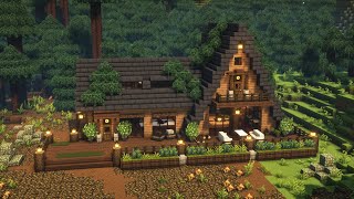 Minecraft 🌲✨ Aesthetic Cottage Tutorial  Mizunos 16 Craft Resource Pack [upl. by Clements348]