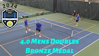 40 Mens Doubles  Bronze Medal  2024 River City Open [upl. by Spiro]