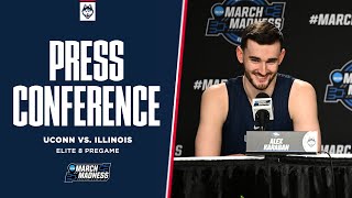 Pregame Press Conference  UConn vs Illinois  NCAA Elite 8 [upl. by Collis]