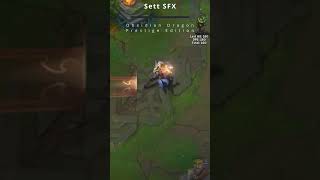 Obsidian Dragon Sett Prestige Edition SFX amp Voice  League of Legends Quick Showcase [upl. by Blanc]