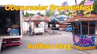 Oberurseler Brunnenfest Aufbau 2015 [upl. by Nylireg]