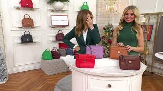 Dooney Bourke Saffiano EastWest Pocket Crossbody on QVC [upl. by Irmine404]