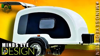 NEW MINI TEARDROP CAMPER TRAILER MAKES CAMPING MORE PRACTICAL [upl. by Aikem]