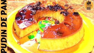 BUDIN DE PAN CASERO 🍰 FACIL Y ECONOMICA RECETA [upl. by Gillian]