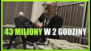 ZAROBIŁEM 43 MILIONY W 2 GODZINY  GTA 5 ONLINE [upl. by Hayes]