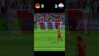 Germany vs Netherlands Best penalty match highlights efootballmobile efootballpes efootball2024 [upl. by Doughty]