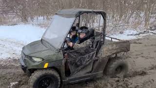 Polaris Ranger 150 Mudding 31223 [upl. by Kauffmann]