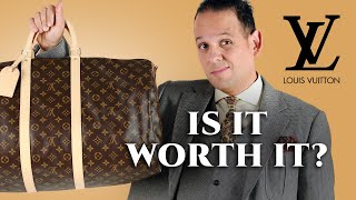 Louis Vuitton Duffle Bag Is It Worth It  Luxury LV Keepall Bag Review [upl. by Kissel]