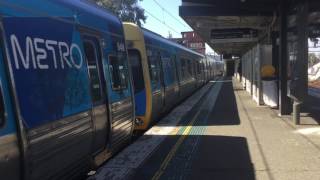 quotRarequot Comeng Train On Glen Waverley Service At Richmond [upl. by Attenohs]