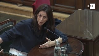 MERCÉ ALEGRE 1O Barcelona  declaración completa juicio procés  07052019 [upl. by Joli887]