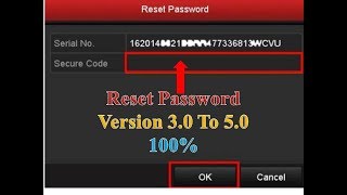 Reset Password Hikvision DVRNVR Working 100 [upl. by Andie209]