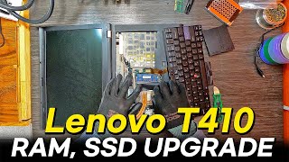 Lenovo ThinkPad T410 RAMMemory SSD Upgrade Easy Tutorial [upl. by Billen]