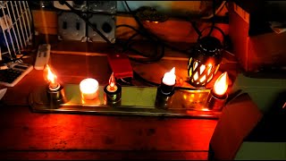 HEWATech Amazon Flicker Flame LED Light Bulb CandleCandelabra Demonstration Review amp Comparison [upl. by Jada]