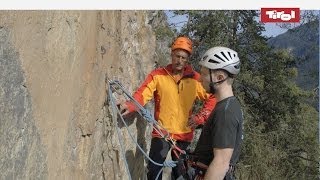 Klettern lernen amp Klettertechnik Umfädeln Französische Methode🏔 [upl. by Areema]