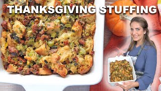 Homemade Thanksgiving Stuffing  The Easiest Recipe [upl. by Gniy955]