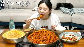 Real Mukbang Spicy Chicken Feet amp Soju ☆ Crab Egg Soup Recipe [upl. by Tella]