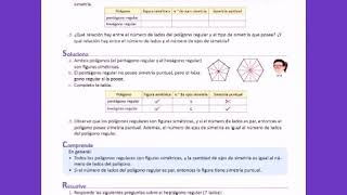 32 Simetría de polígonos regulares pág 172 Sexto grado [upl. by Brey]