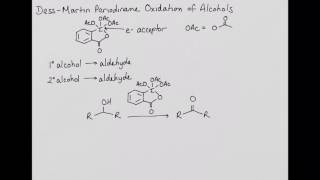 CHEM 222 DessMartin Periodinane Oxidation of Alcohols [upl. by Romilly209]