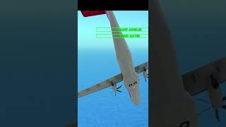 Tfs Plane crash Air Sentora 1149 airplane turbopropflightsimulator aircraft shortvideo game [upl. by Odawa646]