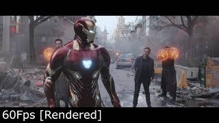 Ironman suitup Infinity War 24fps vs 60fps comparison [upl. by Nibas843]