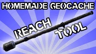 Homemade GEOCACHING Reach Tool [upl. by Ecinad]