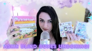 ASMR Tokidoki and rement figures unboxing quiet talking tapping scratching [upl. by Edalb]