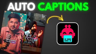 🤯 Best Automatic Captions App For ReelsShorts Video [upl. by Llenor]