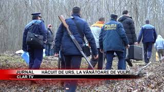 Stiri 06 12 217  Hăcuit de urs la vânătoare de vulpi [upl. by Nirro748]