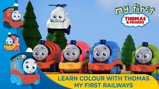 Thomas amp Friends Bahasa Indonesia  Belajar mengenal warna bersama My First Railways Thomas [upl. by Jonette]