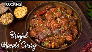 Brinjal Masala Curry Recipe  Eggplant Curry  Brinjal Recipe HomeCookingShow [upl. by Latreece]