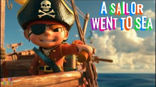 A Sailor Went To Sea  Nursery Rhymes amp Kids Song  NurseryNotebookRhymes KidsSongs [upl. by Akcemat994]