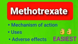 Methotrexate drug mechanism of action uses side effects [upl. by Nallac940]